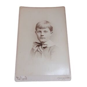 1887 Cabinet Card Photo Austen Hoppin Fox NYC Union Square George Rockwood